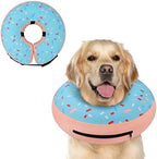 Supet Inflatable Dog Cone Collar Alternative After Surgery, Dog Neck Donut Collar Recovery E Collar for Neuter, Soft Pet Cone for Small Medium Large Dogs by Supet