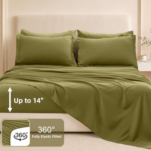 FUANNA California King Comforter Set 7 PCS, Soft Bed Set, Cozy Bed in a Bag - Image 5