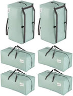 VENO 6 Pack Heavy Duty Moving Bags with Backpack Straps, Zippers & Handles, Extra Large Packing Bags for College Dorm Essentials, Moving Supplies Alternative to Cardboard Moving Boxes by Veno