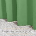 NICETOWN Blackout Curtains for Sliding Glass Door Room Divider Noise Reduce Curtain Panel Portable Window Screen Sliding Partition, W100 x L102 inches, 1 Panel, Froest Green - Image 2