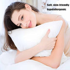 Acteb Medium Support Bed Pillows King Size Set of 4 Pack for Sleeping 20"x36", Hypoallergenic Skin Friendly Down Alternative Filling for Side Stomach Back Sleeper Machine Washable - Image 3