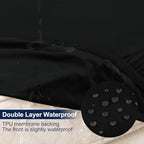 Smiry Waterproof Patio Cushion Covers, Stretch Outdoor Furniture Covers - Image 2