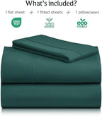 Twin XL Sheets Set, Cooling & Soft Deep Pocket Bed Sheets, 3PC - Image 2