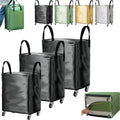 Large Waterproof Moving Bag with Wheels, Heavy Duty Moving Bags (Black,Large) by Unknown