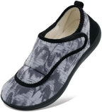 Scurtain Mens House Slippers Comfortable Wide Diabetic Orthopedic Shoes by Scurtain