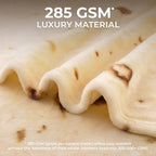 Zulay Kitchen Giant Double Sided Tortilla Blanket with Tinfoil Packaging - Novelty Blanket for Adults & Kids - Soft Flannel Round Tortilla Blanket for Indoors, Outdoors, Home 285 GSM - 71 Inches - Image 4