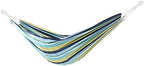 Vivere Brazilian Style Double Outdoor Cotton Hammock with Carry Bag, Cayo Reef - Image 2