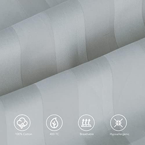 Pillow Protector King Size 100% Egyptian Cotton Pillow Covers Set of 4 - Image 2