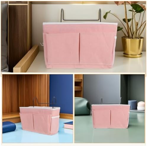 Bedside Hanging Storage Bag 2pcs with Pockets for Dorm Rooms - Image 4