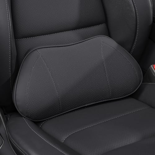 Car Lumbar Support Pillow for Driving Seat, Black, 1 Pack by Dapucarin