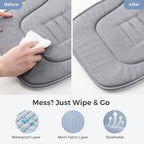Momcozy Reversible Stroller Seat Liner, Mesh & Water-Resistant Sides - Image 6