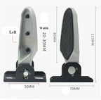 Foldable Bike Pedal Foot Rest for Electric Vehicles, Aluminium Alloy 2 Pair - Image 4