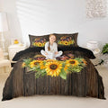 Horse Printed Bedding Set,Horseshoe Print Duvet Cover for Kids Teens Girls,Horseshoe Print Comforter Cover Decorative Room,Rustic Farmhouse Quilt Cover with 2 Pillowcases,King Size(No Comforter) by Homewish