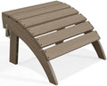 PLUUV Folding Adirondack Ottoman Footrest for Adirondack Chair, Brown by PLUUV