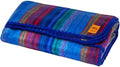 Alpaca Wool Blanket - Queen Size Bed Throw & Warm, Lightweight, Couch or Camp - Outdoor - 87 x 64 Inches (Blue & Purple) by Alpakitas