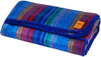 Alpaca Wool Blanket - Queen Size Bed Throw & Warm, Lightweight, Couch or Camp - Outdoor - 87 x 64 Inches (Blue & Purple) by Alpakitas