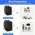Taygeer Carry On Backpack for Men Women, Laptop Bag 17.3" Flight Approved - Image 4