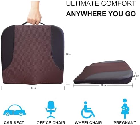 Allaboutsla Car Seat Cushion, Car Seat Cushions for Long Driving - Image 7
