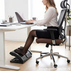 Ergonomic Foot Rest Under Desk, Foldable & Portable 7-Level Foot Stool, Dual-Side Massage Surface, Under Desk Footrest for Office, Home, Car - Image 5