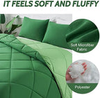 Decroom Lightweight 2 Pieces Comforter Set Twin Quilted Duvet Insert - Image 3
