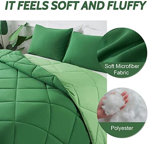Decroom Lightweight 2 Pieces Comforter Set Twin Quilted Duvet Insert - Image 3