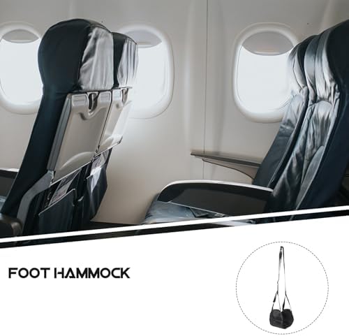 Airplane Foot Hammock Adjustable Dry Comfortable Breathable Footrest for Travel Flights for Airplane, Office, Under Desk, Car - Image 2