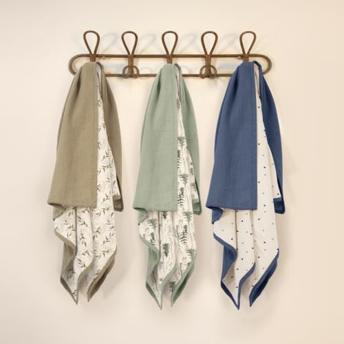lulumoon Muslin Baby Blanket for Boys: Cotton Toddler Blanket for Daycare - Image 3