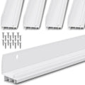 Hicarer 4 Pcs 36 Inch Door Bottom Sweep L Shape 1-3/4" Vinyl Kerf Seal by Hicarer