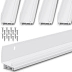 Hicarer 4 Pcs 36 Inch Door Bottom Sweep L Shape 1-3/4" Vinyl Kerf Seal by Hicarer