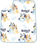 Jay Franco Bluey & Bingo Nogginz Set - 40 x 50 Inch Lightweight Travel Throw Blanket & Pillow - Kids Super Soft 2 Piece Bedding Set - Image 4