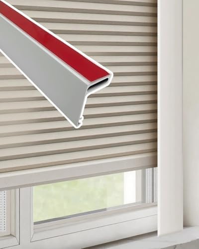Self-Adhesive Light Gap Blockers for Blinds & Doors, Blackout Strips for Windows, Sleepy Time Roller Shade Side Channels, Decorative Metal Light Blockers, Reduce Light & Improve Sleep,119.3c by Unknown