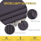 NICETOWN Blackout Bedroom Curtains 66 inches Long, Grommet Room Darkening Thermal Insulated Window Treatments for Home Office/Kids Room, Greyish Purple, 2 Panels, W66 x L66 - Image 3