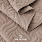 Love's cabin Quilts for Queen Bedspreads, 7 Pieces Bed in a Bag, Burlwood - Image 7