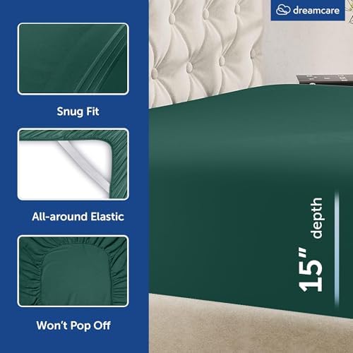 DREAMCARE California King Sheet Sets - 6 pcs Breathable Cooling Sheets - Image 6