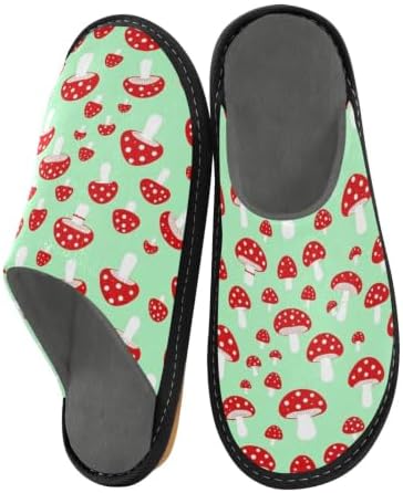 House Slide Slippers Red Toadstool Mushroom by OrderNow