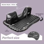 ZONETECH Inflatable Car Mattress Back Seat Car Bed with Air Pump and 2 Pillows SUV Air Mattress for Camping, Travel Premium Quality Sleep Blow Up Pad Automotive Rear Seat Universal Fit - Image 6