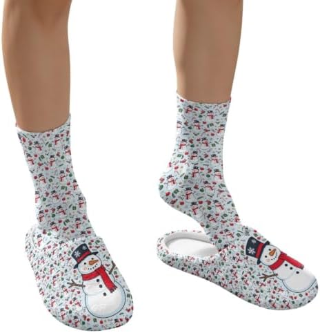 Jeiento Womens Fuzzy Slipper and Socks Winter Warm Gifts for Mom,Wam Cozy Indoor Socks Comfort Home Shoes - Image 4