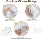 NTBAY Toddler Pillows with Pillowcases Set, 4 Piece 14 x 20, White - Image 5