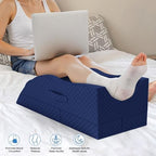 TranquilRelax Leg Elevation Pillows for After Surgery, Full-Blue - Image 6
