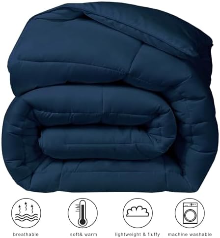 COHOME Oversized Queen Down Alternative Comforter - All-Season Duvet Insert - Image 2