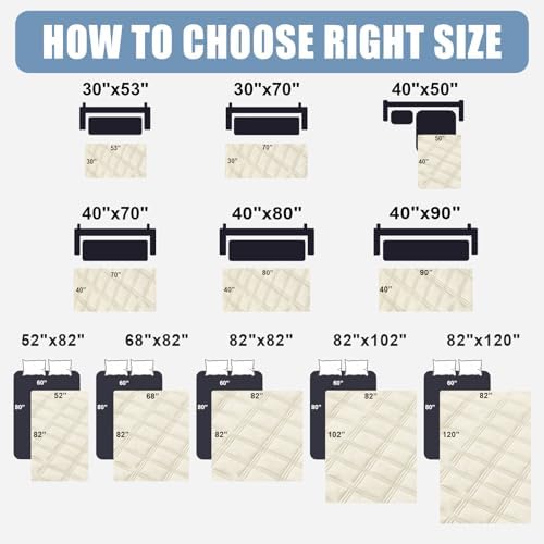 Smiry Waterproof Dog Bed Cover, Reversible Pet Blanket for Sofa Couch - Image 6