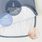 KaiyaBaby Organic Cotton Baby Sleep Sack, Long Sleeve 3.5 TOG, 0-6M - Image 3