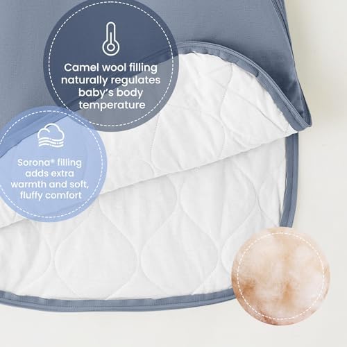 KaiyaBaby Organic Cotton Baby Sleep Sack, Long Sleeve 3.5 TOG, 0-6M - Image 3