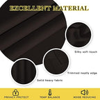NICETOWN Blackout Curtains & Drapes - Privacy Thermal Efficiency Backdrop Curtains for Bedroom Room Divider Living Room Patio Sliding Glass Door, Wide 80 x Long 144 inch, Toffee Brown, 1 Panel - Image 2