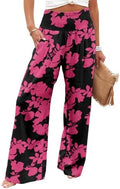 Angerella Womens Elastic High Waisted Palazzo Pants Casual Wide Leg Long Lounge Pant Trousers with Pocket by Angerella