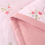 Coverless Duvet Single Double King Size, Reversible Summer Quilted Duvet Cosy and Lightweight Quilt Breathable Bedspreads Quilted Throw for Beds,Pink,150 * 200cm - Image 7