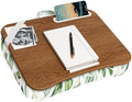 LAPGEAR Designer Lap Desk – Watercolor Leaves, Fits 15.6” Laptops by LapGear