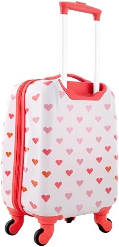 Travelers Club 5 Piece Kids' Luggage Set, Hearts - Image 3