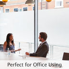 HIDBEA Frosted Glass Window Privacy Film,Static Cling 55.1 in x 32.8 ft - Image 4