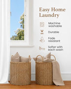 1000 TC Beige King Pillowcases Set of 2 100% Egyptian Cotton Pillow Cases - Image 6